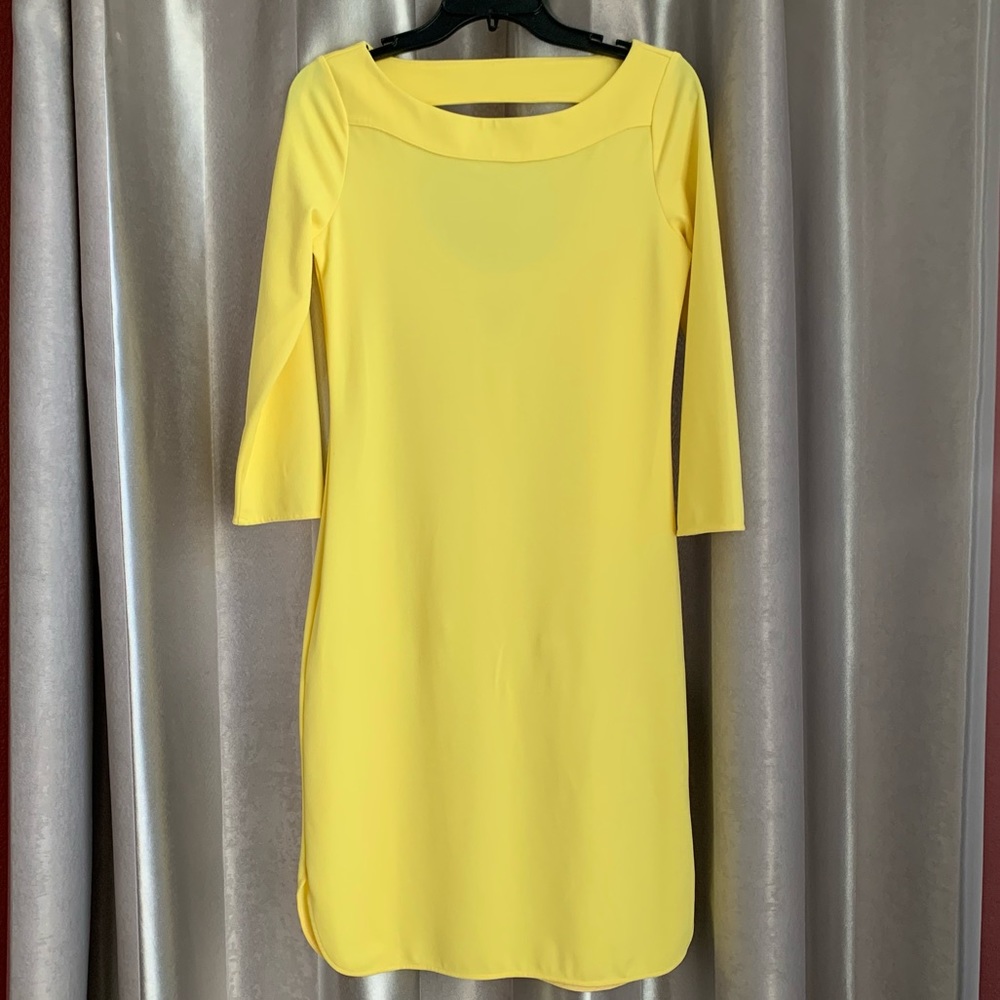 Banana Republic dress. Yellow/lemon color. Size Small. New without tags.